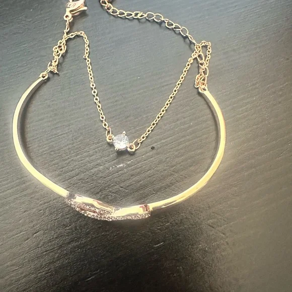 Swarovski Infinity Bracket/Bangle - Picture 2 of 3